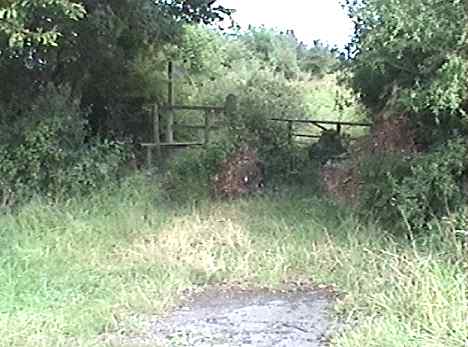 access road to Southwick HAA battery