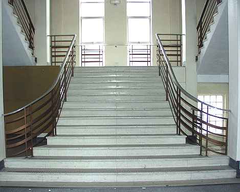 Central staircase