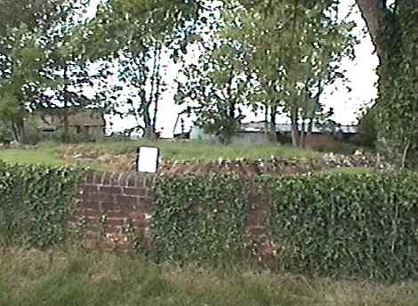 site of old church - dry wall