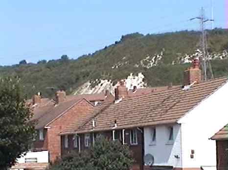 Spoil heap created by the Southwick tunnel