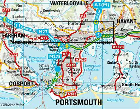 Portsmouth Location map